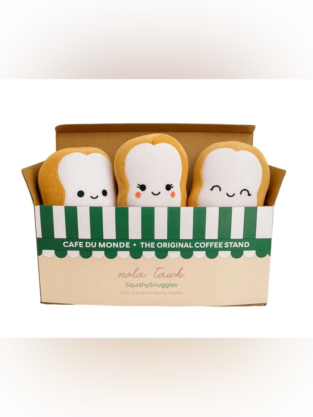 BEIGNET SQUISHY SNUGGLE PLUSHIES